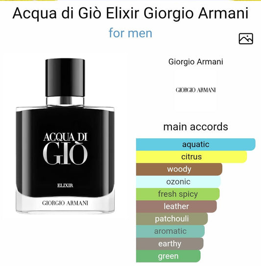ACQUA DI GIO ELIXER GIOGIO ARMANI
